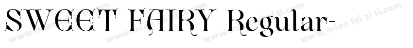 SWEET FAIRY Regular字体转换